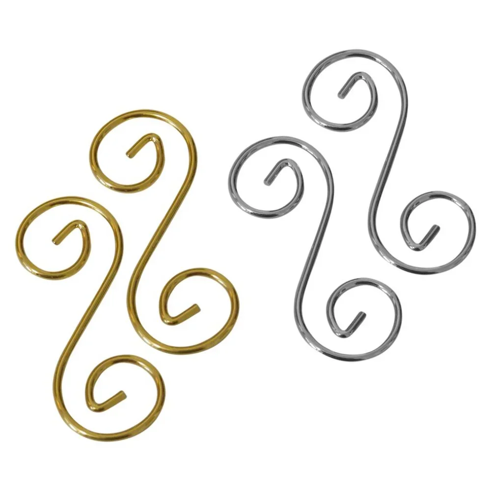 Necklace Extender -4pcs- Jewelry S Hook Chain Adaptor Bracelet Gold/Silvertone - Picture 4 of 5